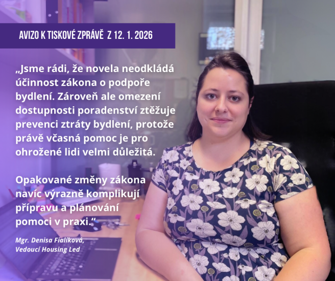 AVÍZO – aktualizace k tiskové zprávě ze dne 12. 1. 2026