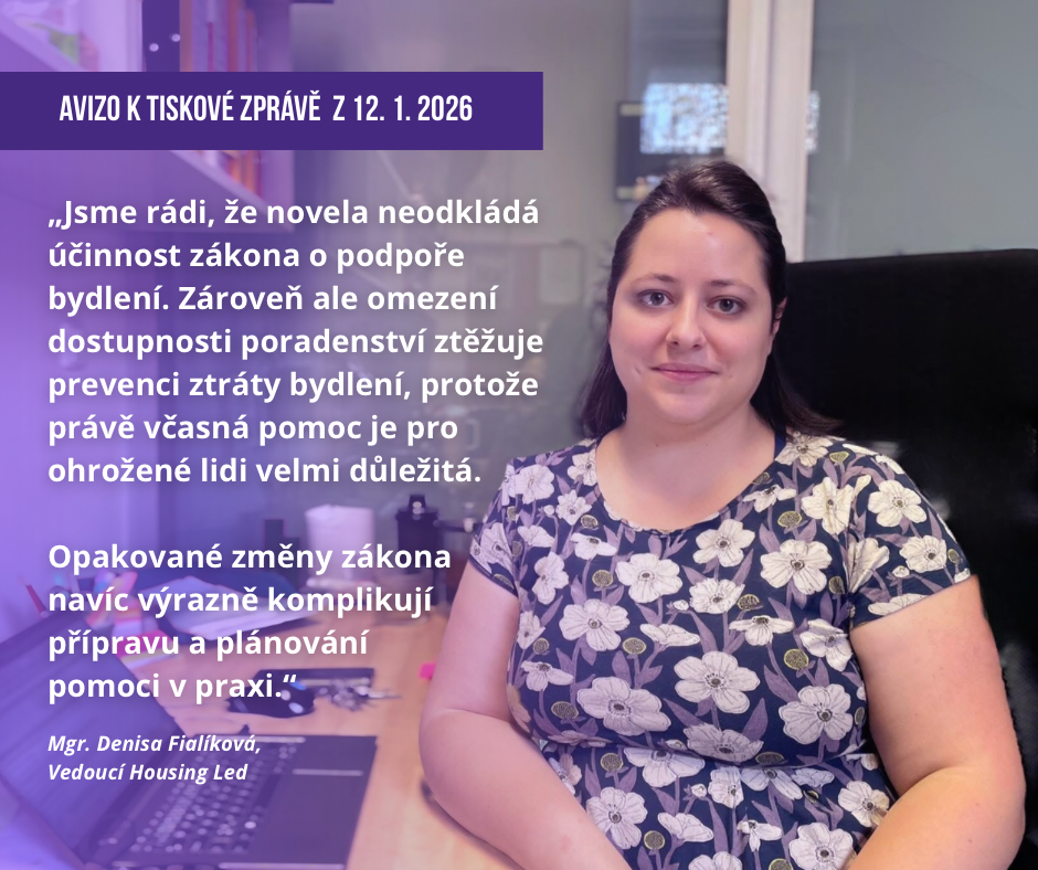 AVÍZO – aktualizace k tiskové zprávě ze dne 12. 1. 2026