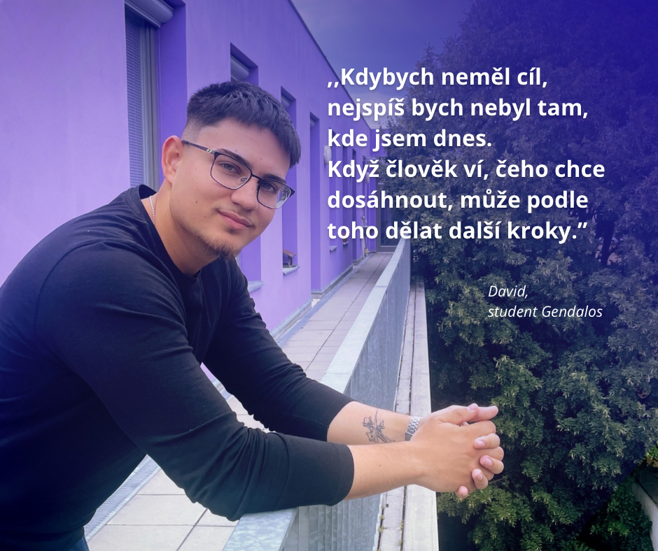 David: „Poprvé jsem potkal tolik Romů, kteří studují vysokou školu, pracují na sobě a snaží se něco změnit.