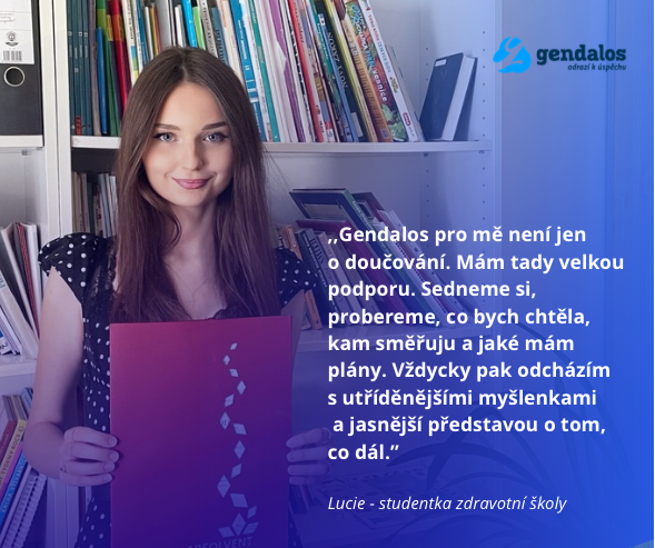 Lucka si vybrala práci v laboratoři. Teď nastupuje na své vysněné místo.